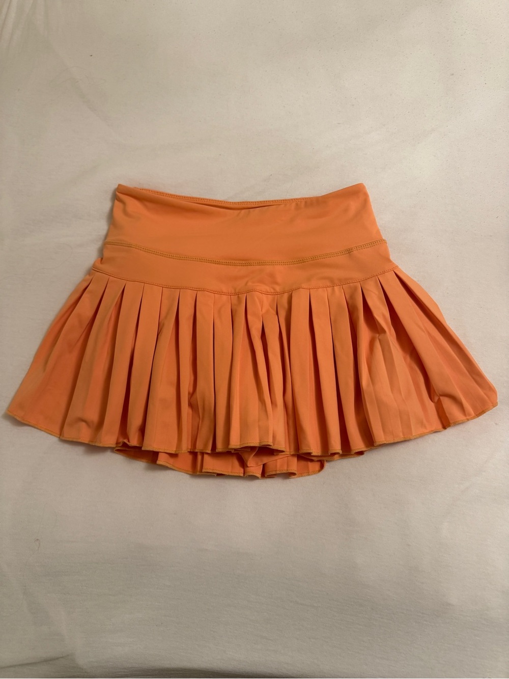 Gold Hinge Orange Skirt